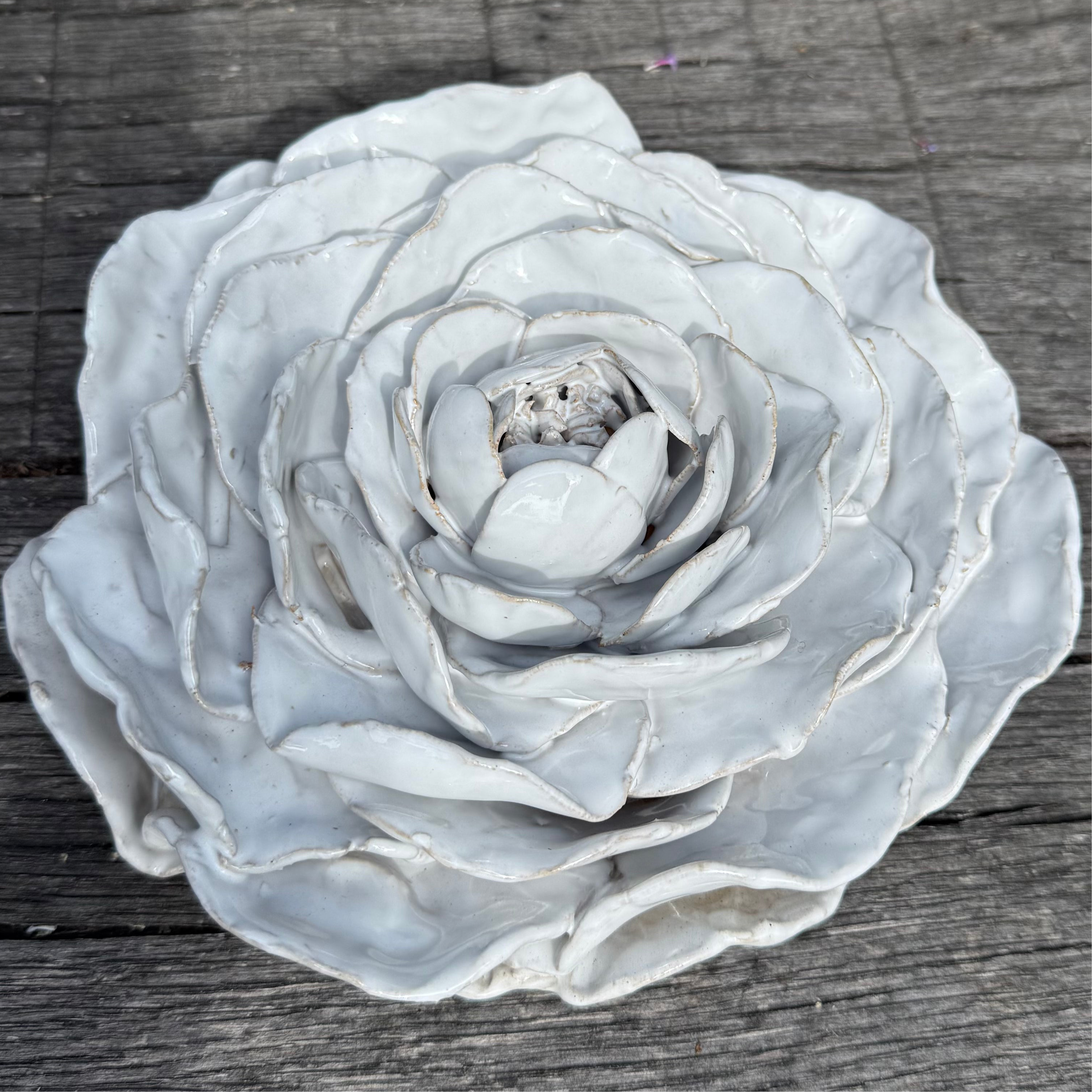 Large White Rose - table display/centrepiece
