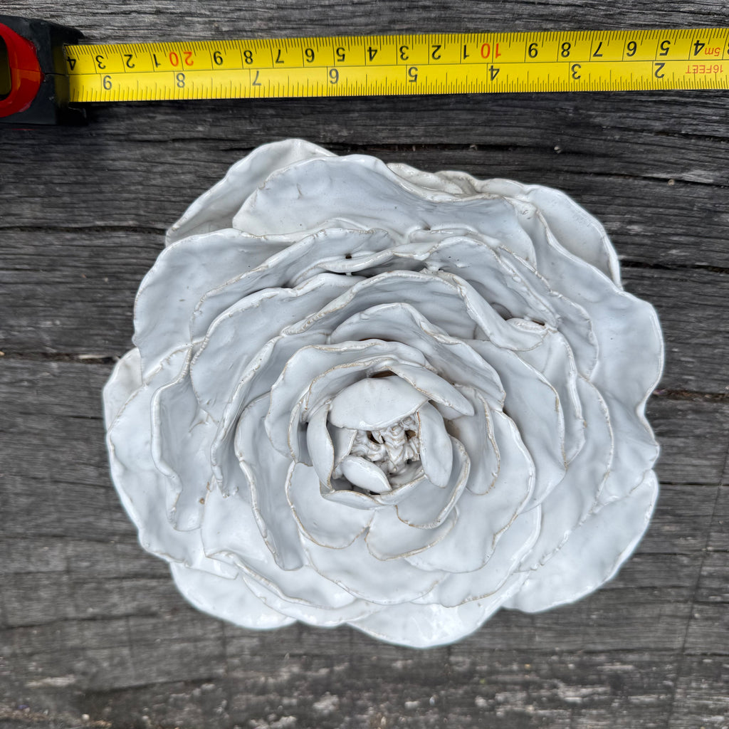 Large White Rose - table display/centrepiece