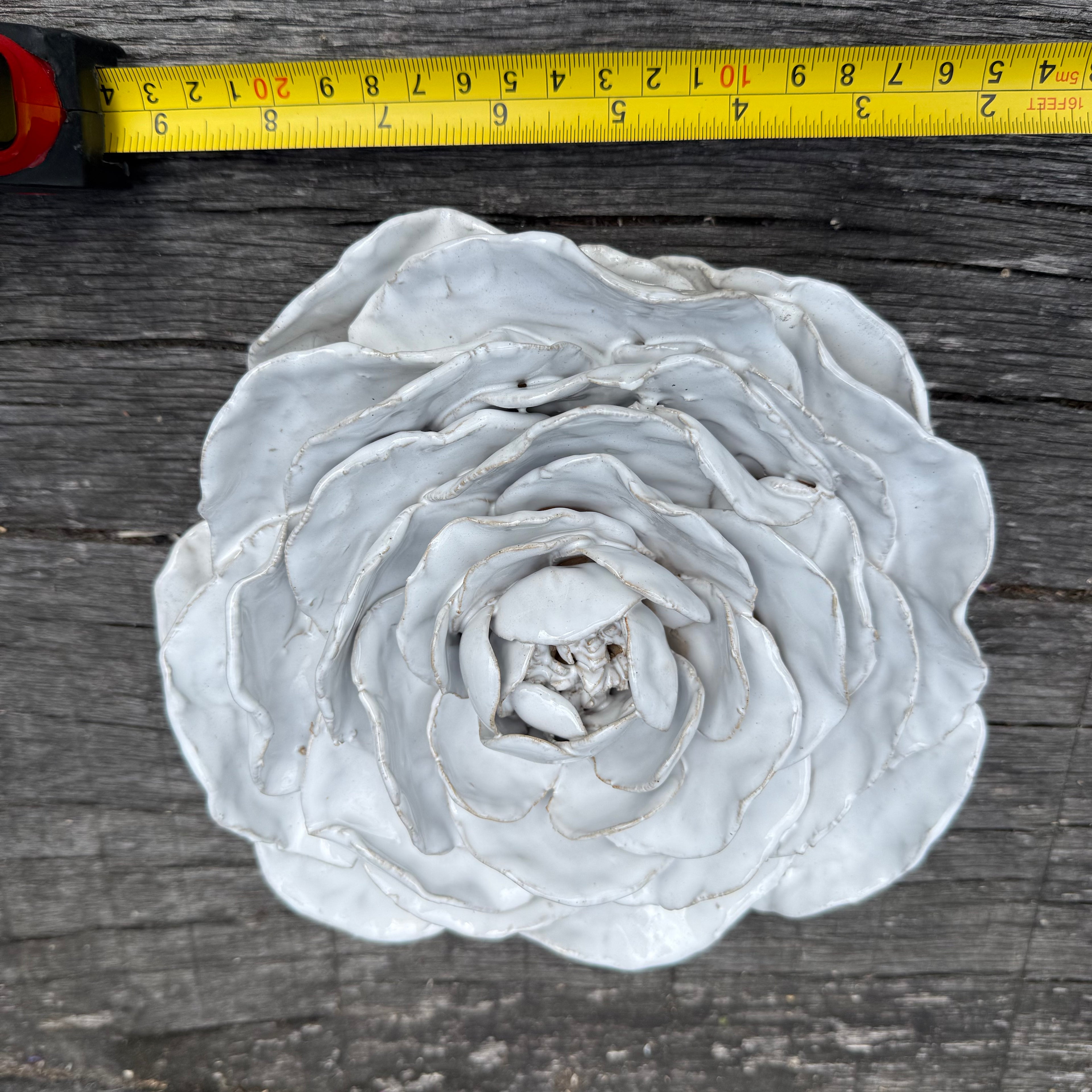 Large White Rose - table display/centrepiece