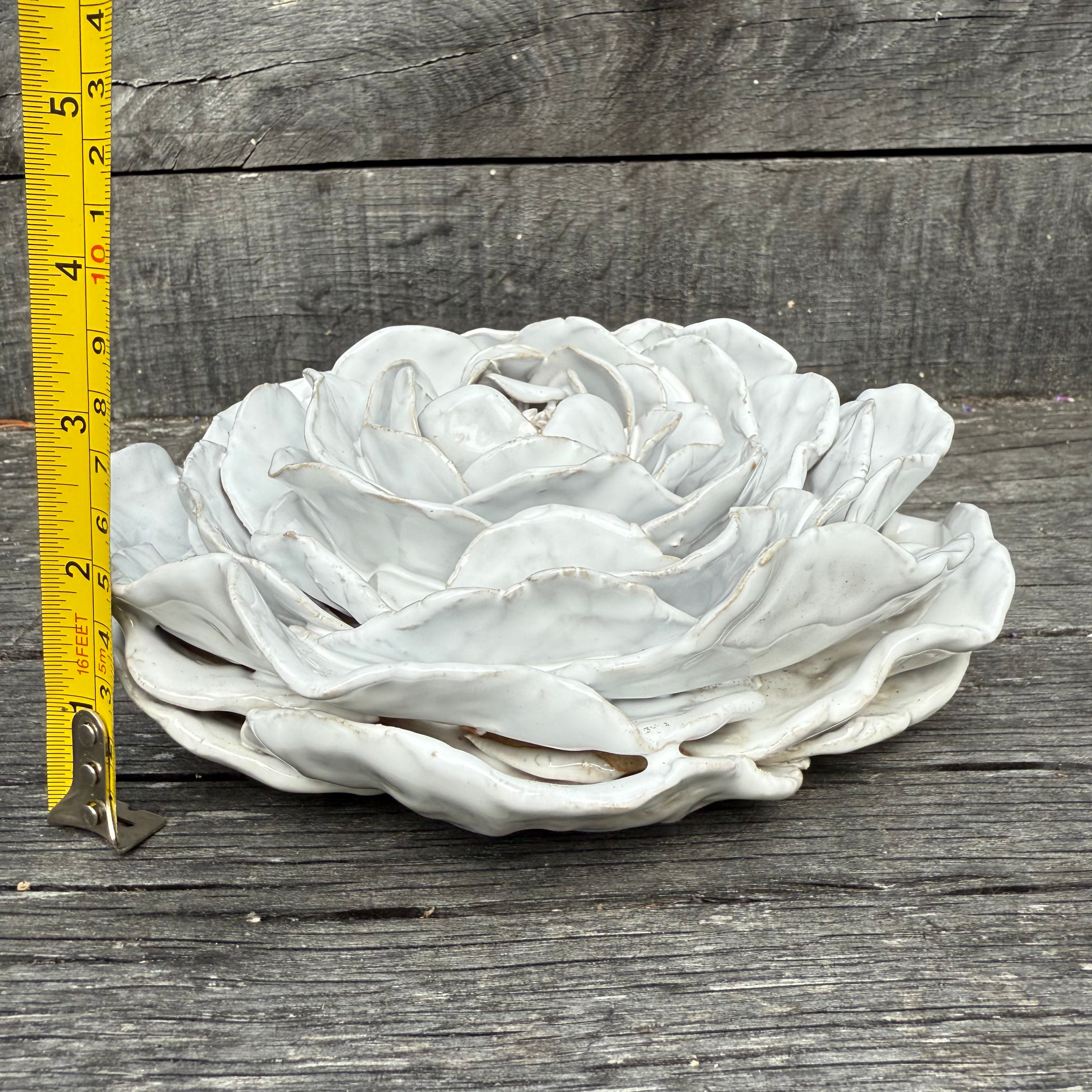 Large White Rose - table display/centrepiece