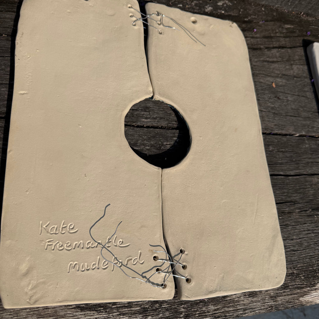 Blue Lagoons Ceramic Wall Art - Set of Two