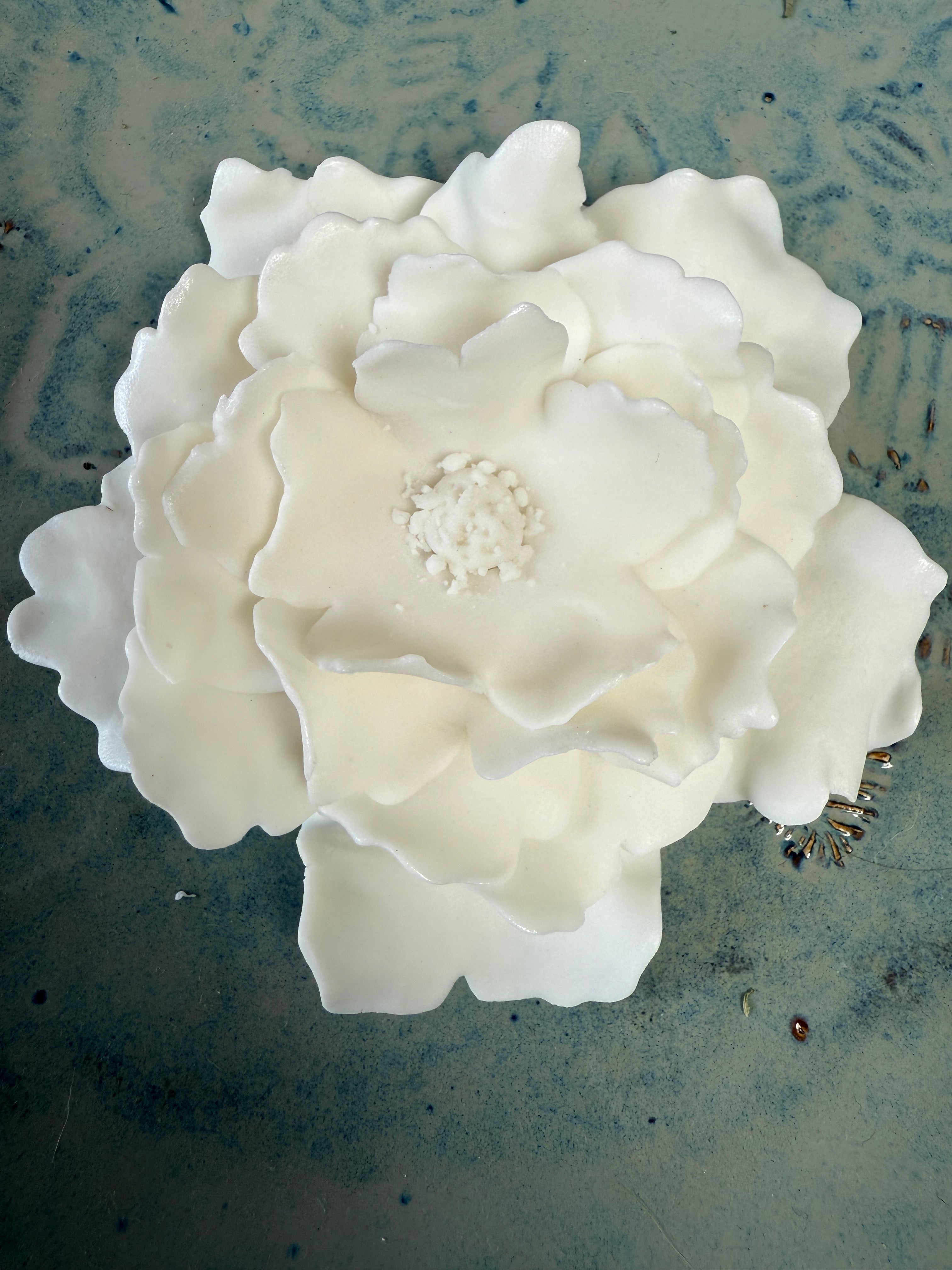 Porcelain flower wall or table flower