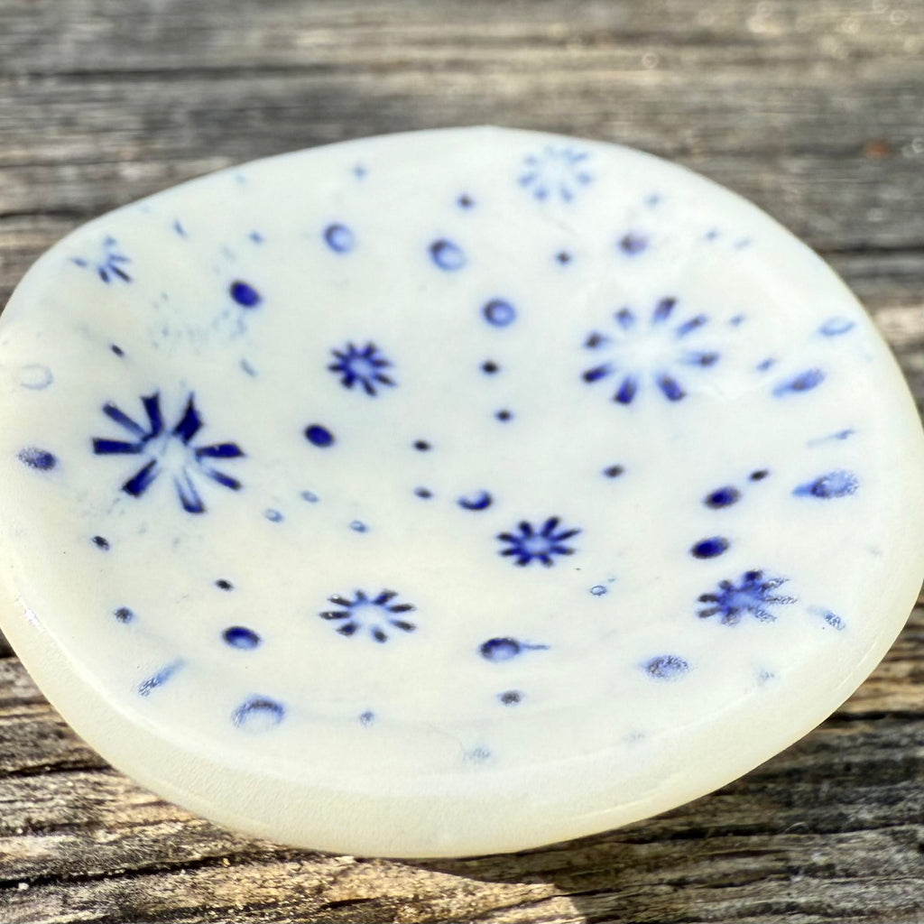 Porcelain Ring Holder – Blue Blossom