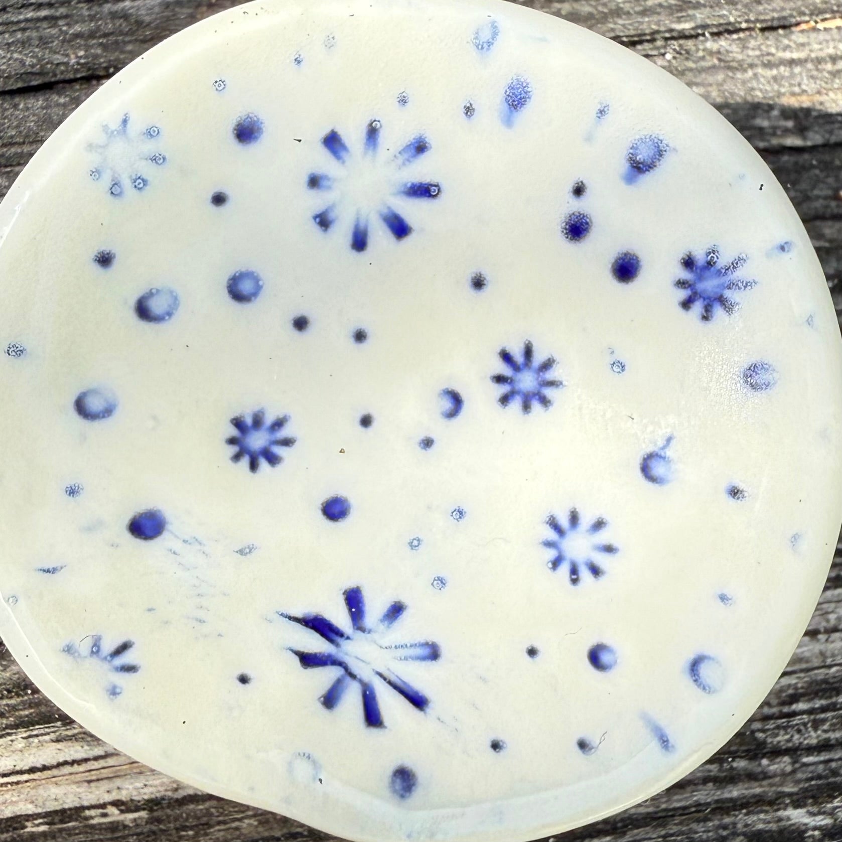 Porcelain Ring Holder – Blue Blossom