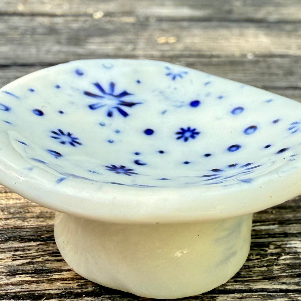 Porcelain Ring Holder – Blue Blossom
