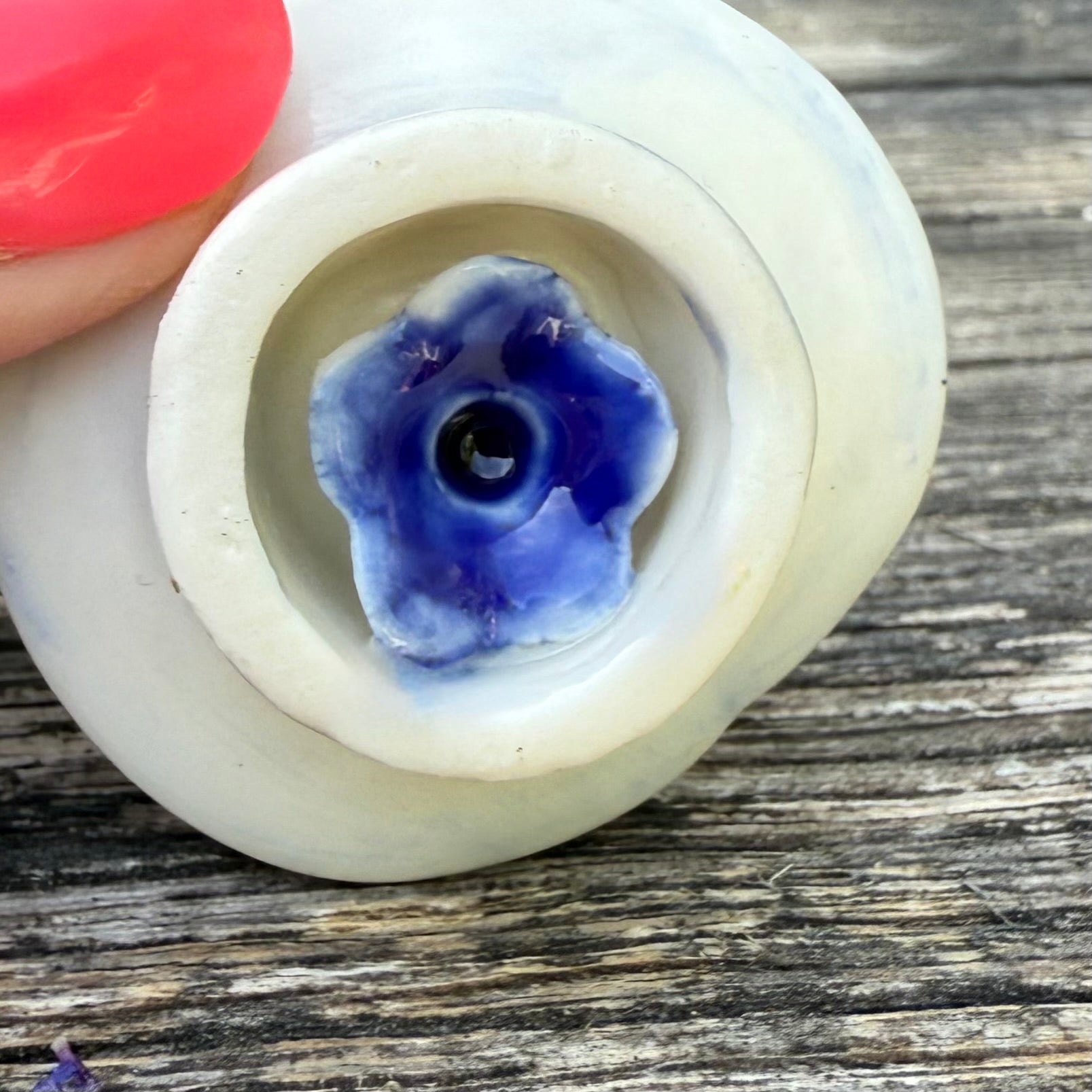 Porcelain Ring Holder – Blue Blossom
