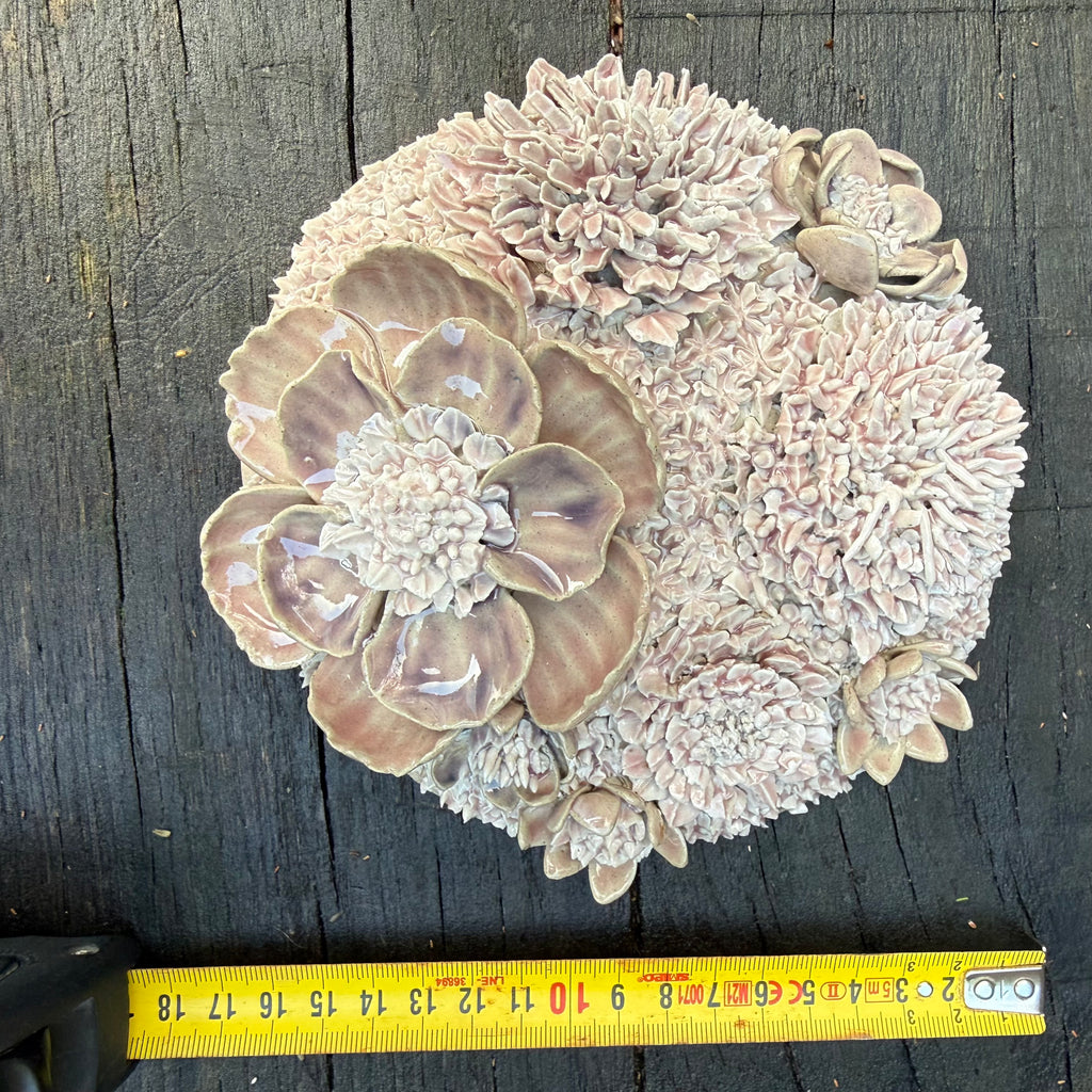 Dusky Pink Flower Dome wall hanging/table centre piece