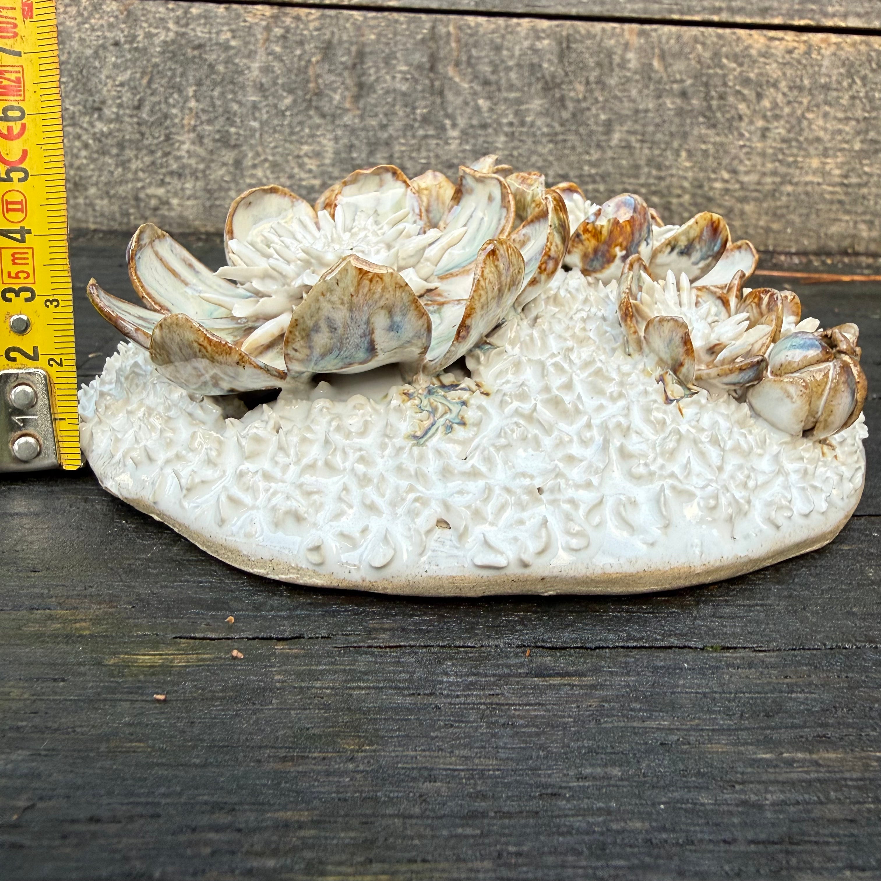 White Flower Dome wall hanging/table centre piece