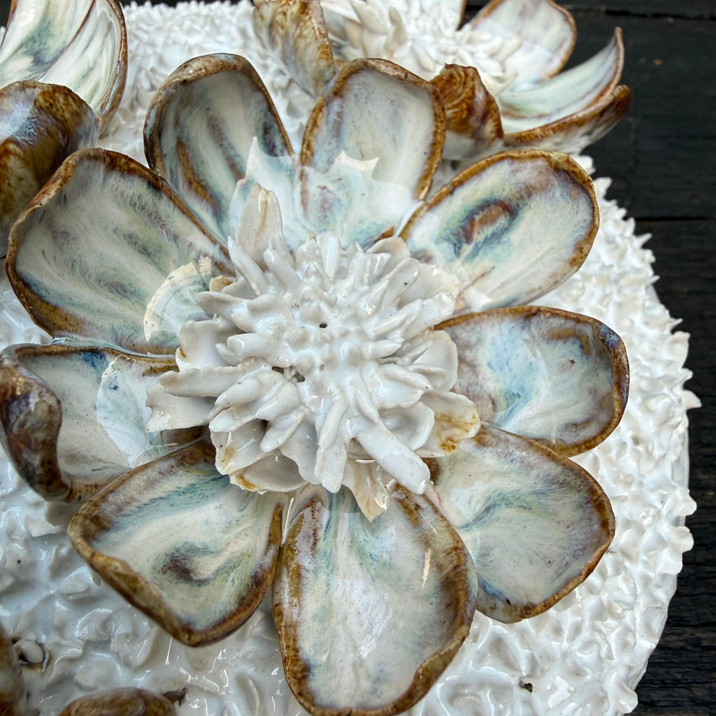 White Flower Dome wall hanging/table centre piece