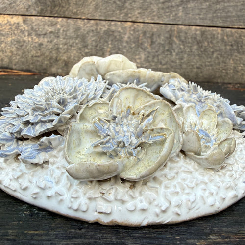 Blue Flower Dome wall hanging/table centre piece